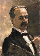 Lesser Ury Even likeness oil painting on canvas